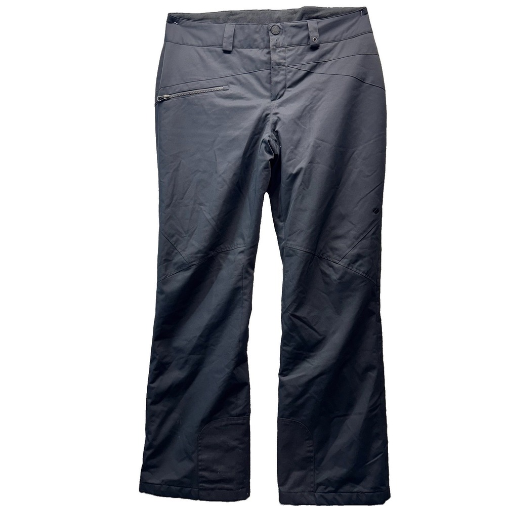 Obermeyer Malta Ski Snowboard Pants Black Insulated Thermore Womens 10 Flaw